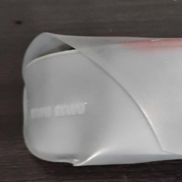 Miu Miu  Big Logo Rhinestone Square Oversized Sunglasses - Picture 6 of 7